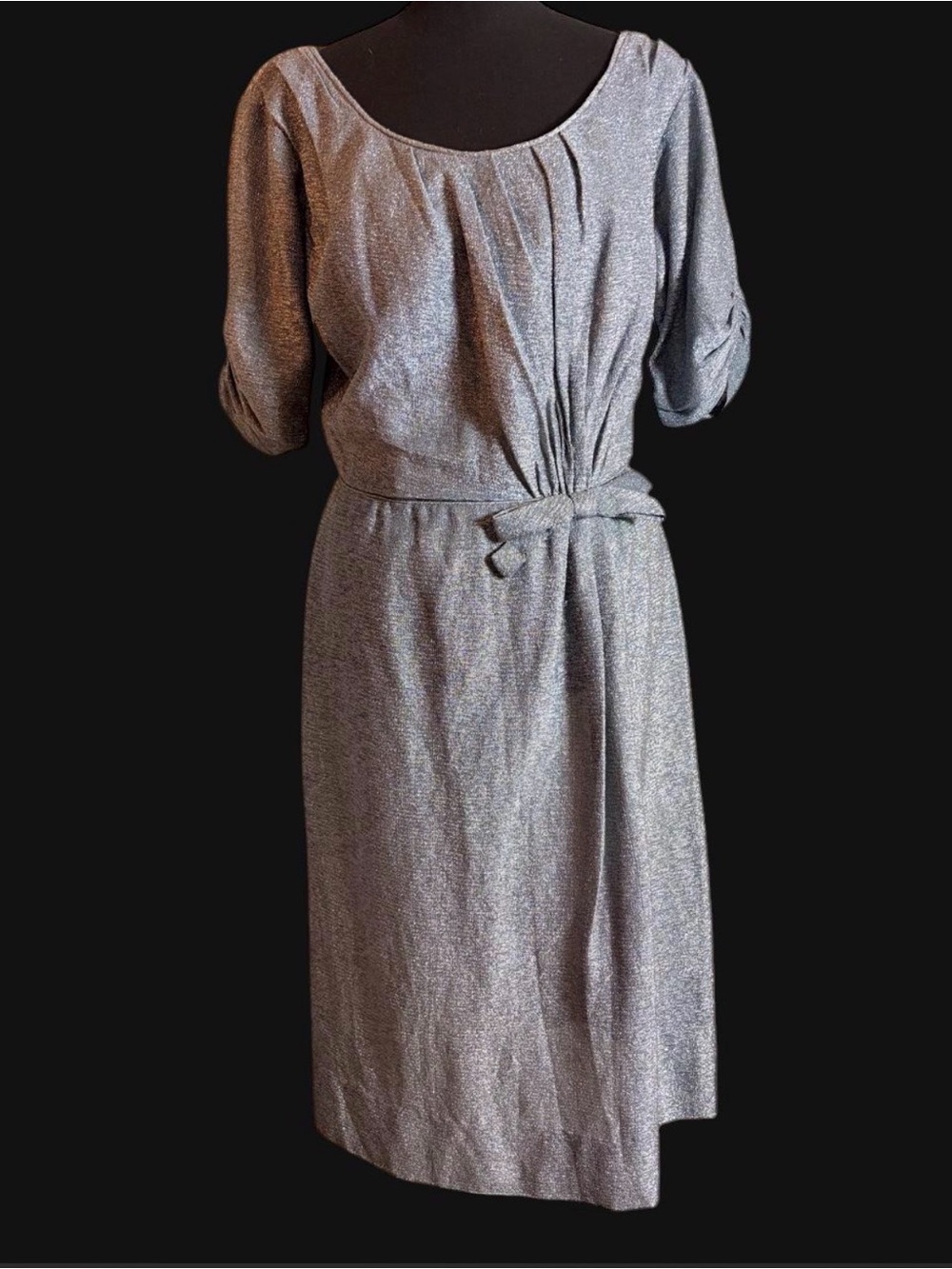 Vintage 50s Silver Mancini Dress